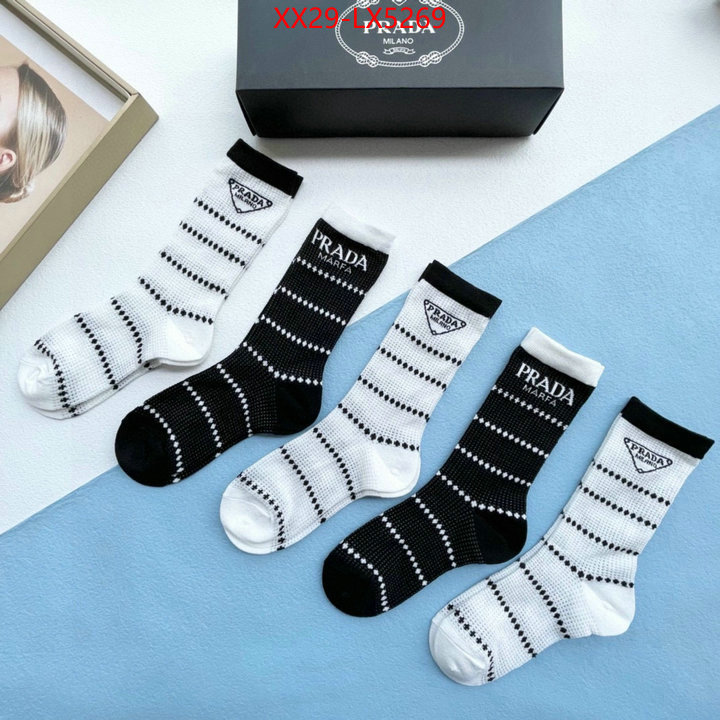 Sock-Prada sellers online ID: LX5269 $: 29USD