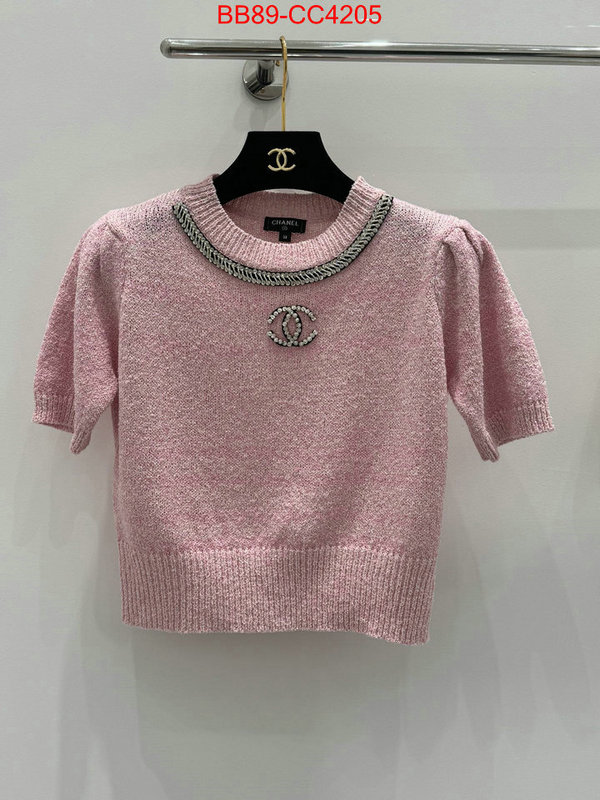 Clothing-Chanel where quality designer replica ID: CC4205 $: 89USD