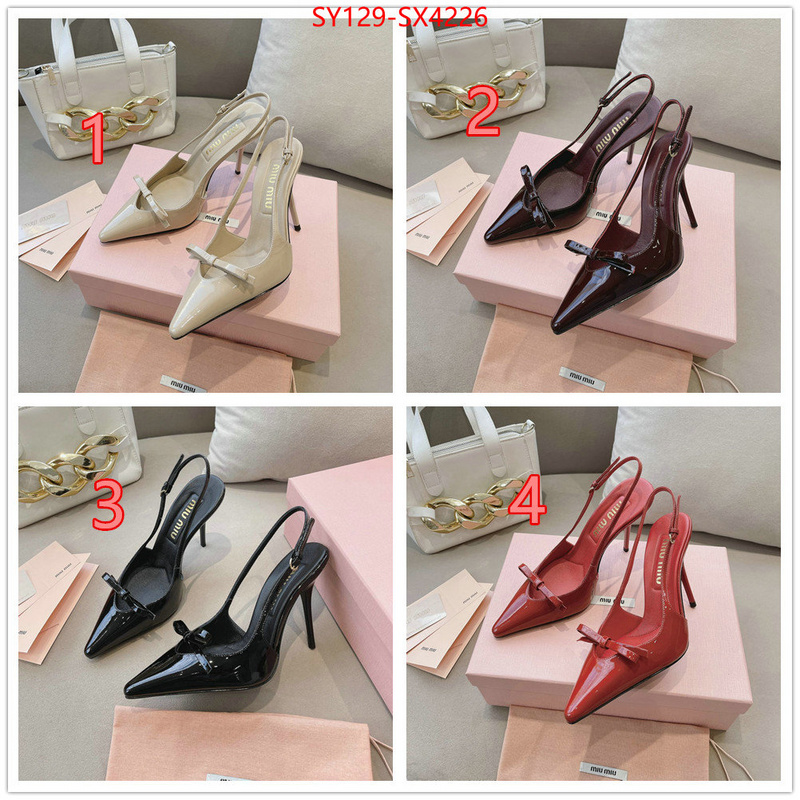 Women Shoes-Miu Miu high quality designer replica ID: SX4226 $: 129USD