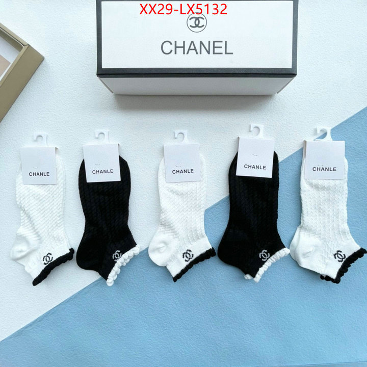 Sock-Chanel fake aaaaa ID: LX5132 $: 29USD