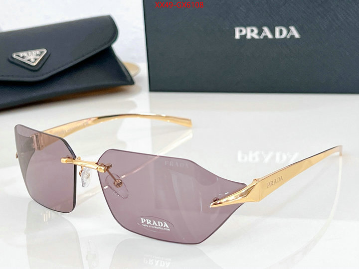 Glasses-Prada luxury ID: GX6108 $: 49USD