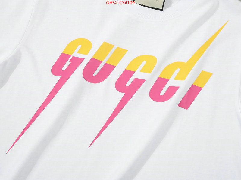 Clothing-Gucci best replica new style ID: CX4109 $: 52USD