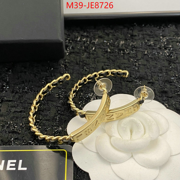 Jewelry-Chanel how quality ID: JE8726 $: 39USD