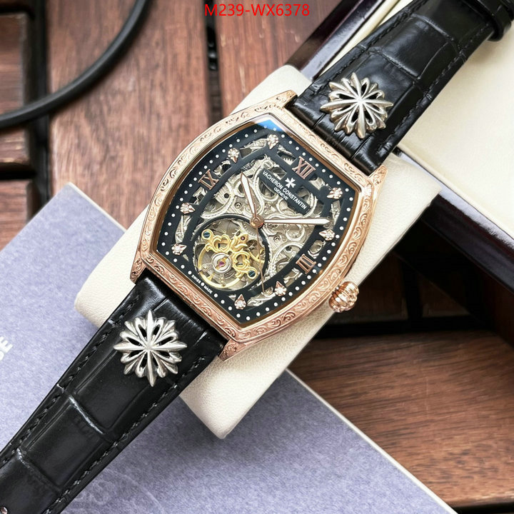 Watch(TOP)-Vacheron Constantin high-end designer ID: WX6378 $: 239USD