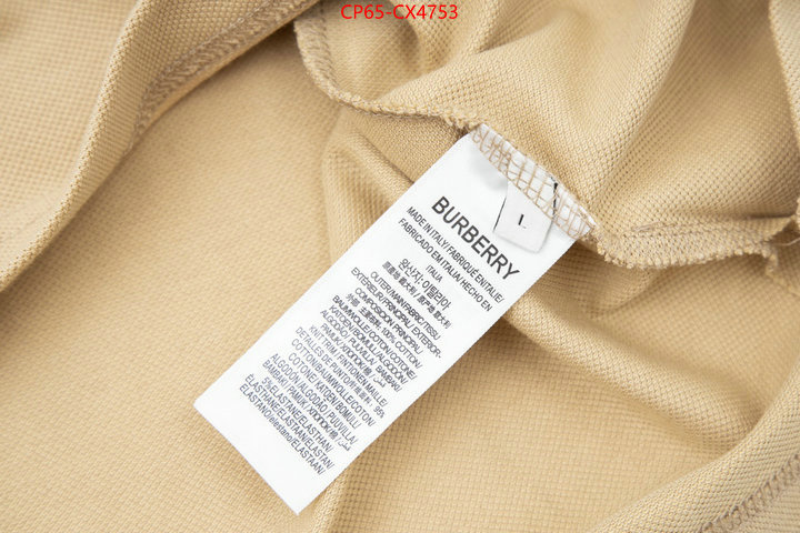 Clothing-Burberry wholesale sale ID: CX4753 $: 65USD