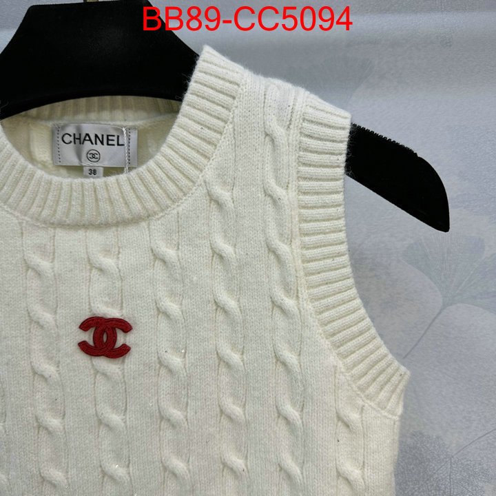 Clothing-Chanel high quality customize ID: CC5094 $: 89USD