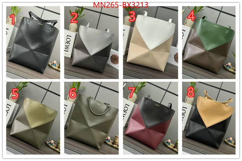 Loewe Bags(TOP)-Handbag- mirror copy luxury ID: BX3213 $: 265USD,