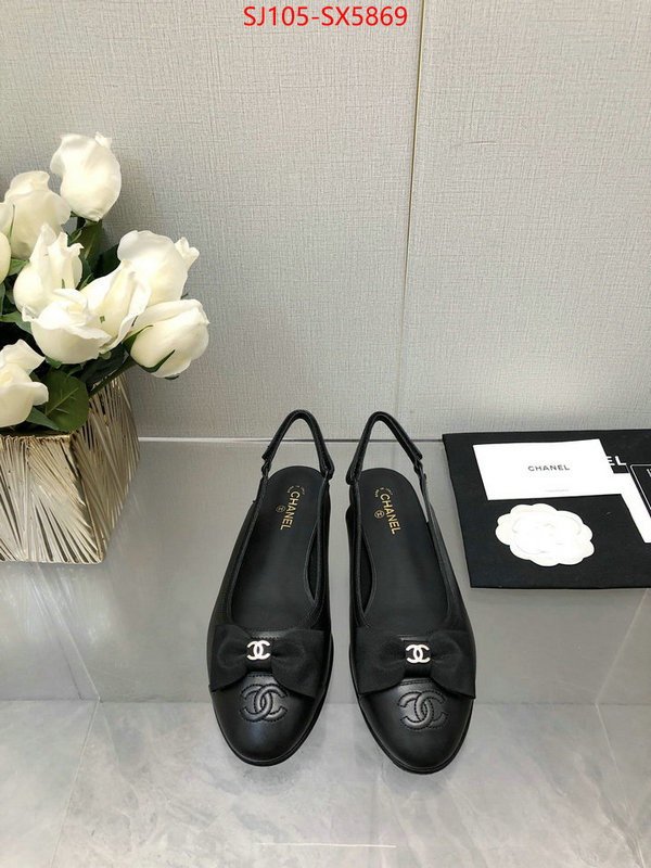 Women Shoes-Chanel luxury fake ID: SX5869 $: 105USD
