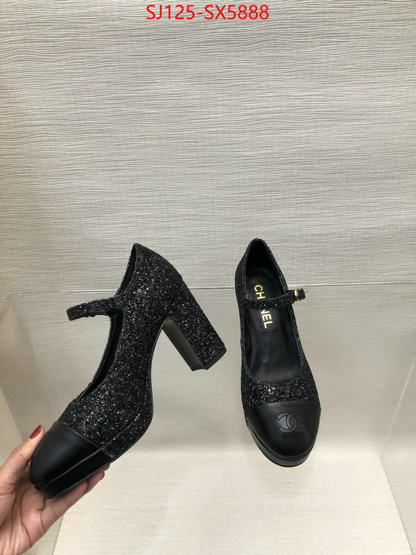 Women Shoes-Chanel aaaaa+ class replica ID: SX5888 $: 125USD