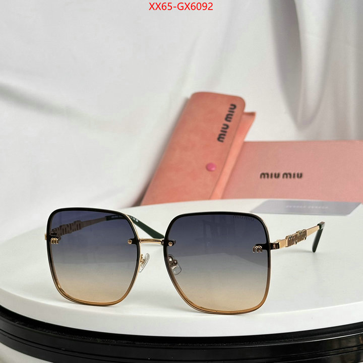 Glasses-Miu Miu can i buy replica ID: GX6092 $: 65USD