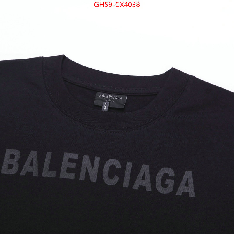 Clothing-Balenciaga replcia cheap from china ID: CX4038 $: 59USD