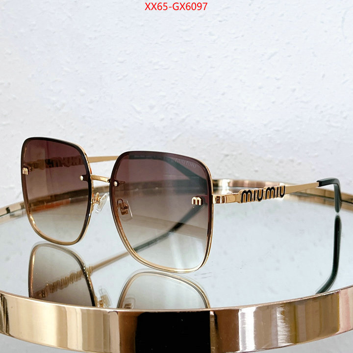 Glasses-Miu Miu cheap replica designer ID: GX6097 $: 65USD