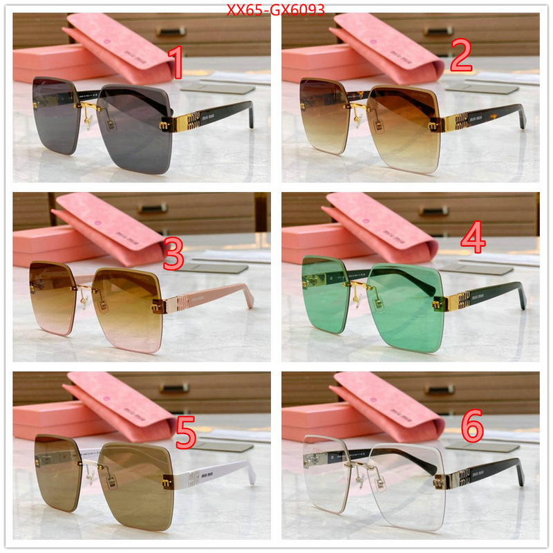 Glasses-Miu Miu shop designer ID: GX6093 $: 65USD