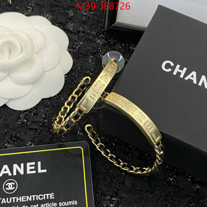 Jewelry-Chanel how quality ID: JE8726 $: 39USD