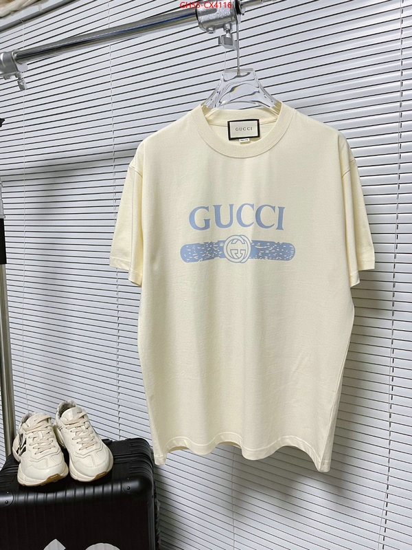 Clothing-Gucci buy high-quality fake ID: CX4116 $: 55USD