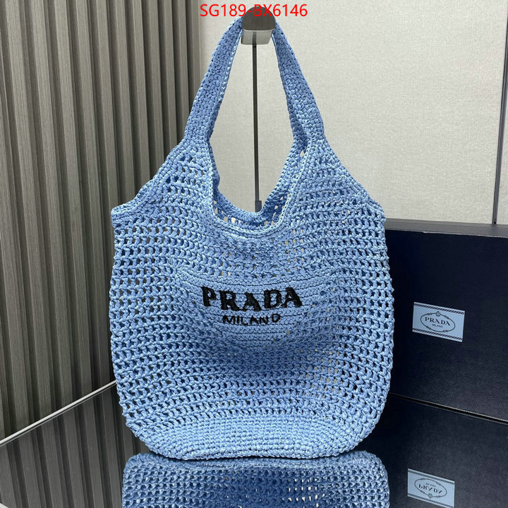 Prada Bags (TOP)-Handbag- we curate the best ID: BX6146 $: 189USD,