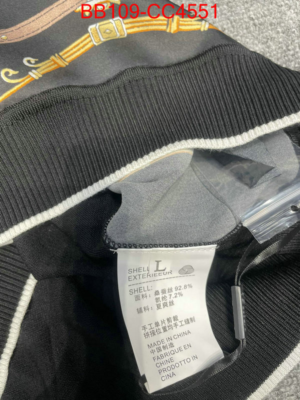 Clothing-Hermes replica shop ID: CC4551 $: 109USD