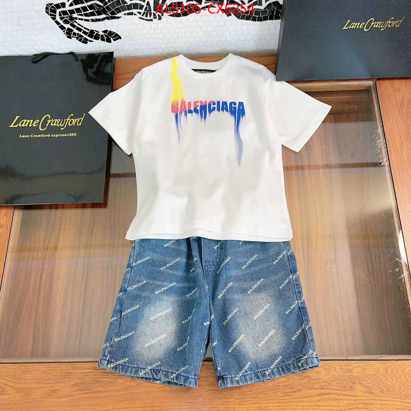 Kids clothing-Balenciaga designer replica ID: CX6254 $: 105USD