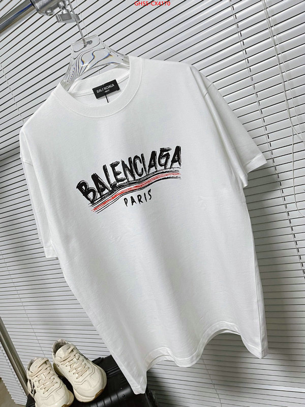 Clothing-Balenciaga designer 1:1 replica ID: CX4170 $: 55USD