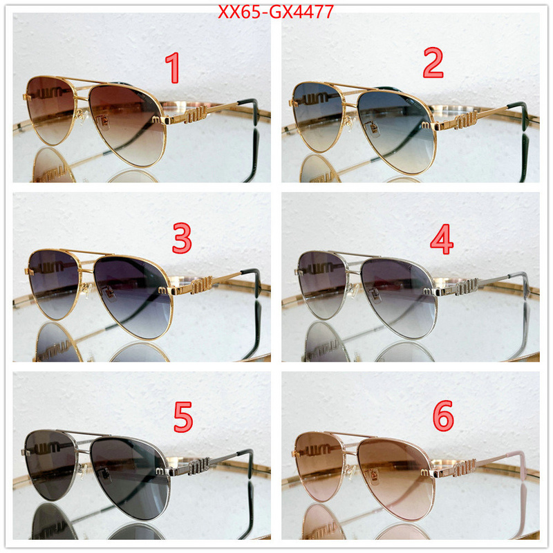 Glasses-Miu Miu what 1:1 replica ID: GX4477 $: 65USD