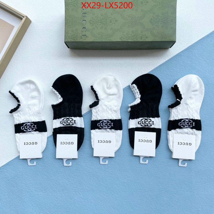 Sock-Gucci best replica new style ID: LX5200 $: 29USD