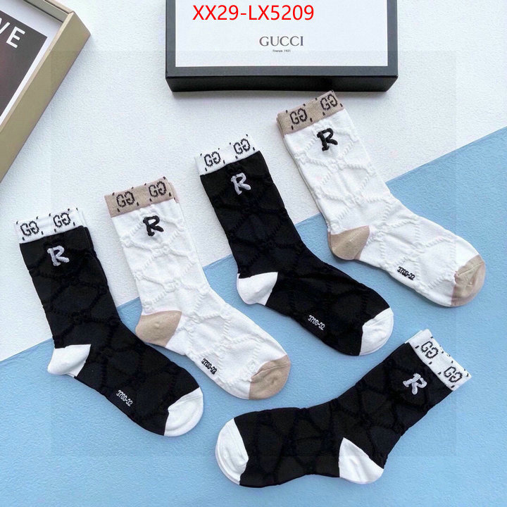 Sock-Gucci cheap online best designer ID: LX5209 $: 29USD