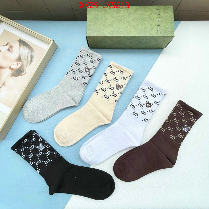 Sock-Gucci replcia cheap ID: LX5213 $: 29USD