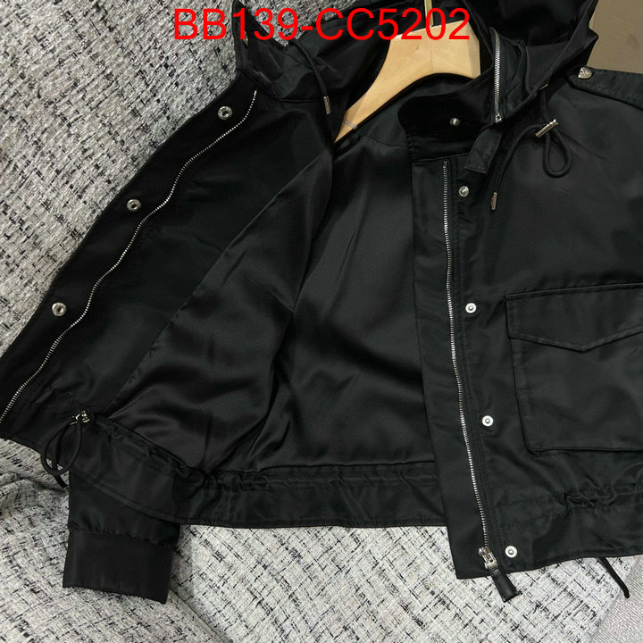 Clothing-Prada designer high replica ID: CC5202 $: 139USD