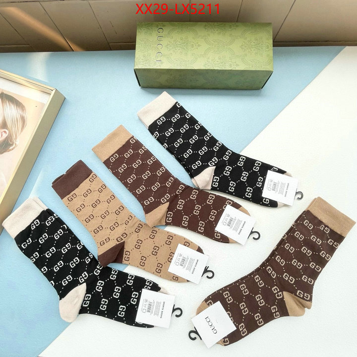 Sock-Gucci replica shop ID: LX5211 $: 29USD