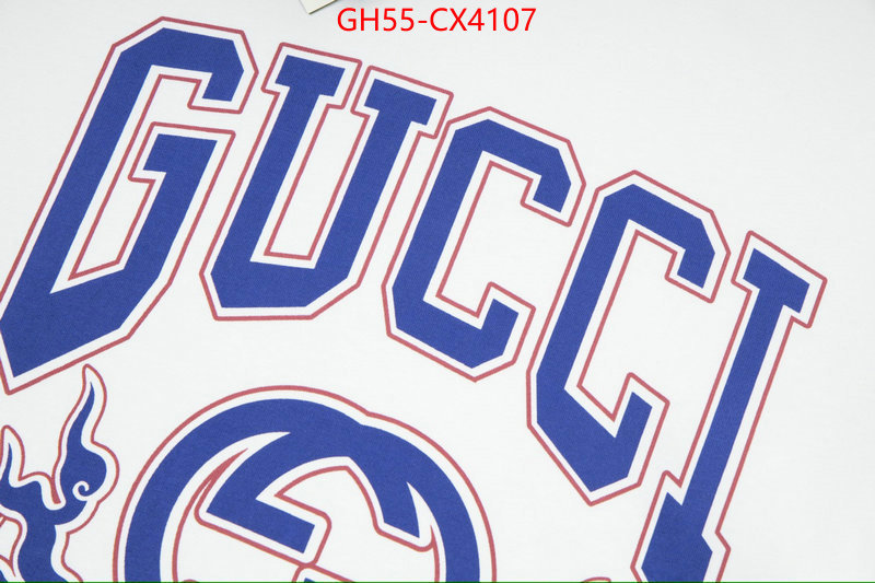 Clothing-Gucci top quality fake ID: CX4107 $: 55USD