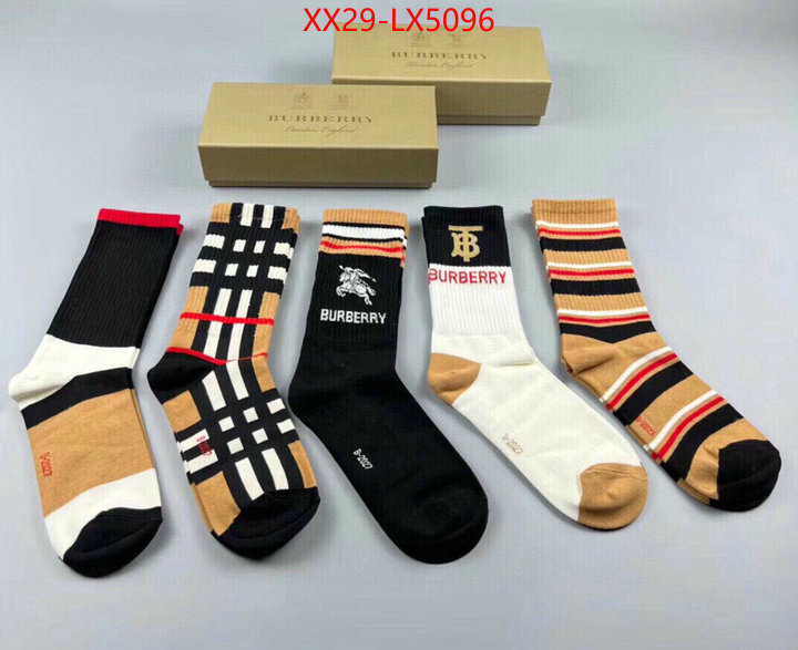 Sock-Burberry where can i buy the best quality ID: LX5096 $: 29USD