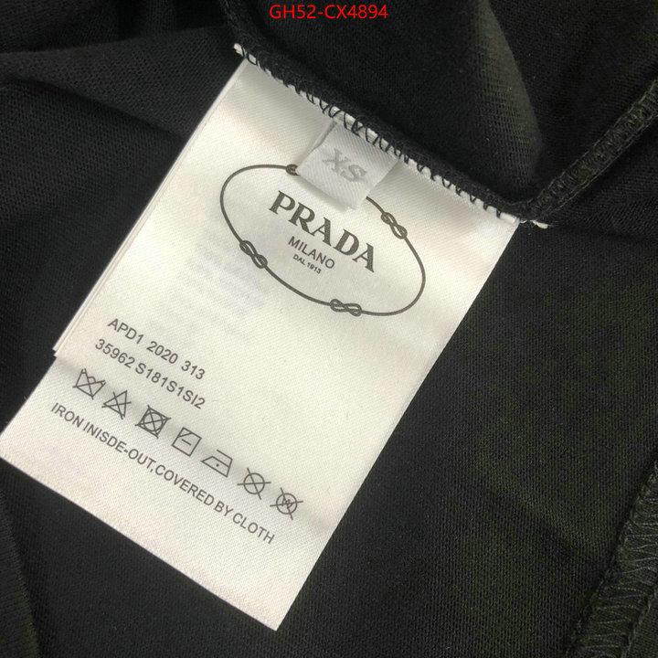 Clothing-Prada shop ID: CX4894 $: 52USD