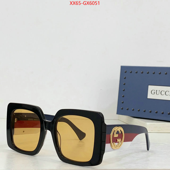 Glasses-Gucci top perfect fake ID: GX6051 $: 65USD