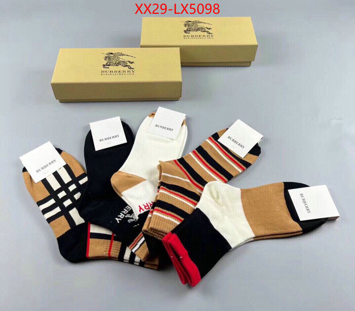 Sock-Burberry 7 star ID: LX5098 $: 29USD