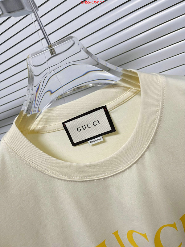 Clothing-Gucci best luxury replica ID: CX4117 $: 55USD