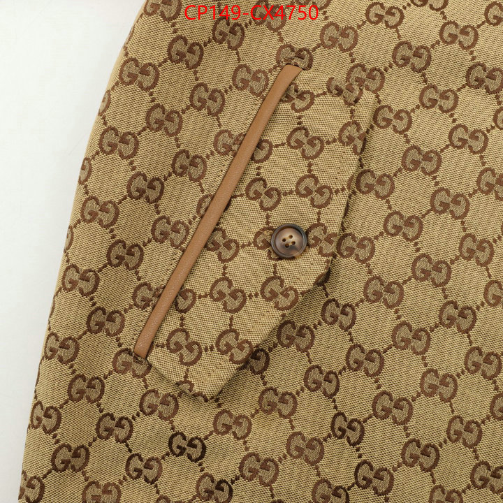 Clothing-Gucci high quality online ID: CX4750 $: 149USD