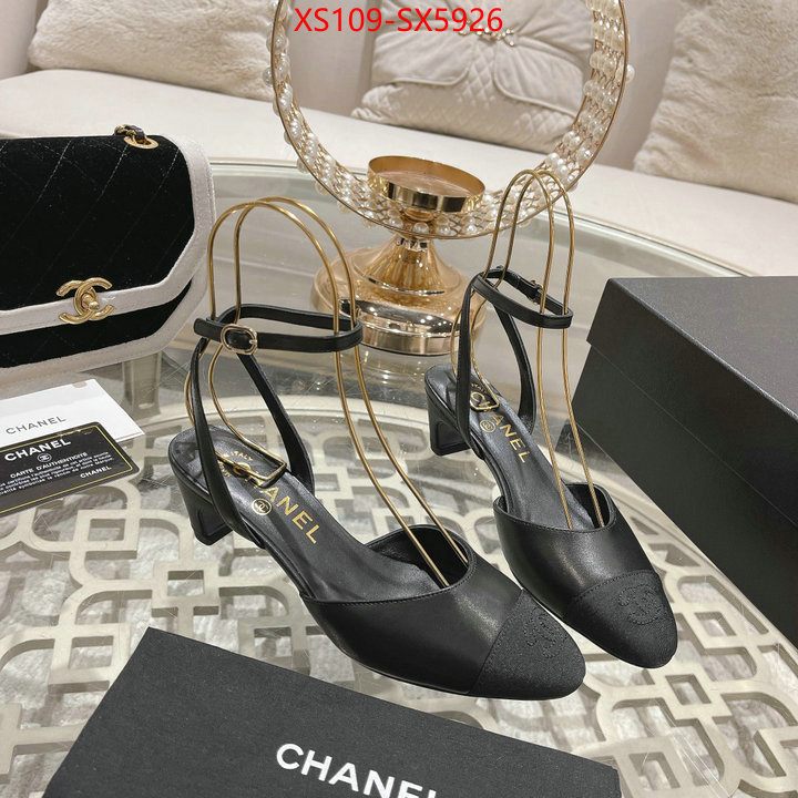 Women Shoes-Chanel luxury shop ID: SX5926 $: 109USD