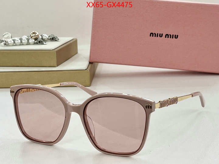 Glasses-Miu Miu at cheap price ID: GX4475 $: 65USD