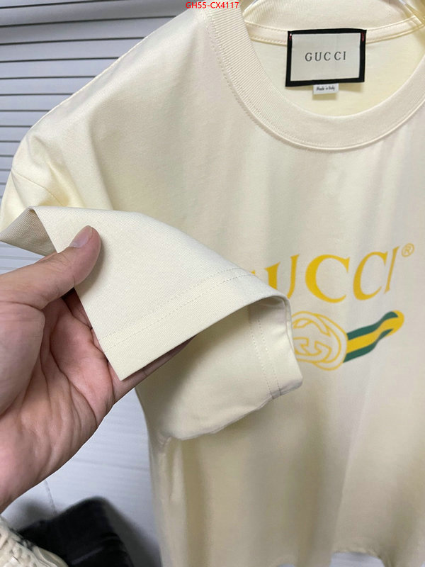 Clothing-Gucci best luxury replica ID: CX4117 $: 55USD