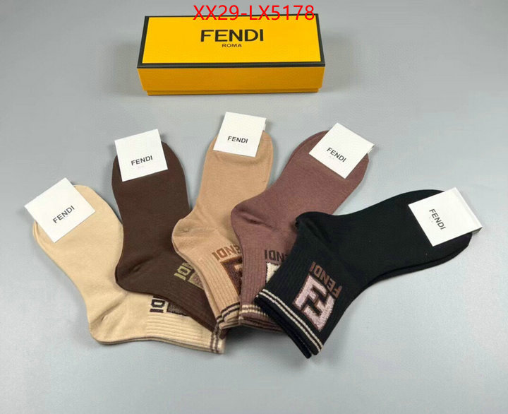 Sock-Fendi online store ID: LX5178 $: 29USD