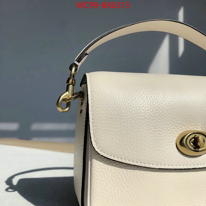 Coach Bags(4A)-Handbag- perfect quality designer replica ID: BX6313 $: 99USD,