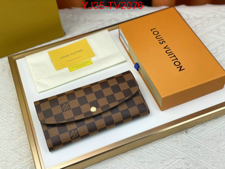 LV Bags(4A)-Wallet what is a counter quality ID: TV2076 $: 35USD,