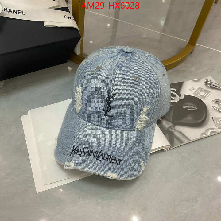 Cap (Hat)-YSL aaaaa+ quality replica ID: HX6028 $: 29USD