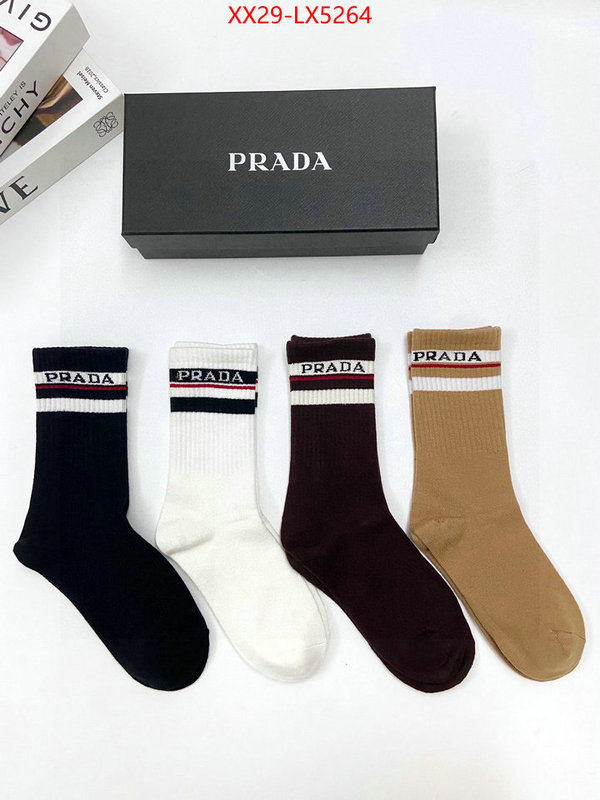 Sock-Prada what 1:1 replica ID: LX5264 $: 29USD