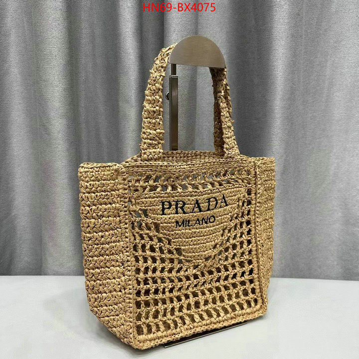 Prada Bags (4A)-Handbag- exclusive cheap ID: BX4075 $: 69USD,