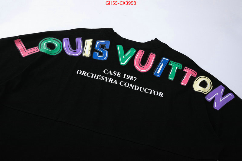 Clothing-LV top perfect fake ID: CX3998 $: 55USD