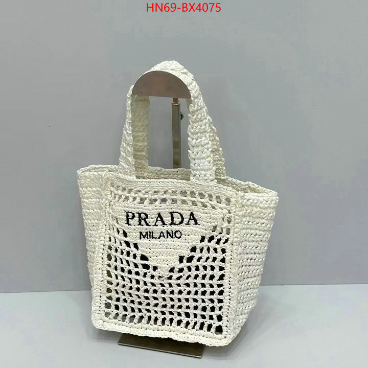 Prada Bags (4A)-Handbag- exclusive cheap ID: BX4075 $: 69USD,