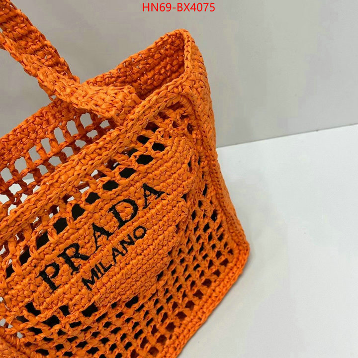 Prada Bags (4A)-Handbag- exclusive cheap ID: BX4075 $: 69USD,