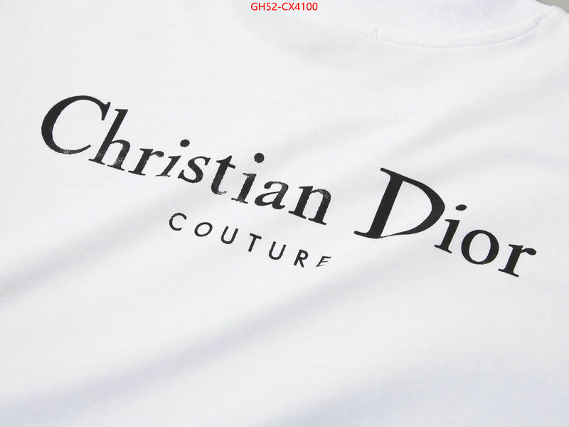 Clothing-Dior top perfect fake ID: CX4100 $: 52USD