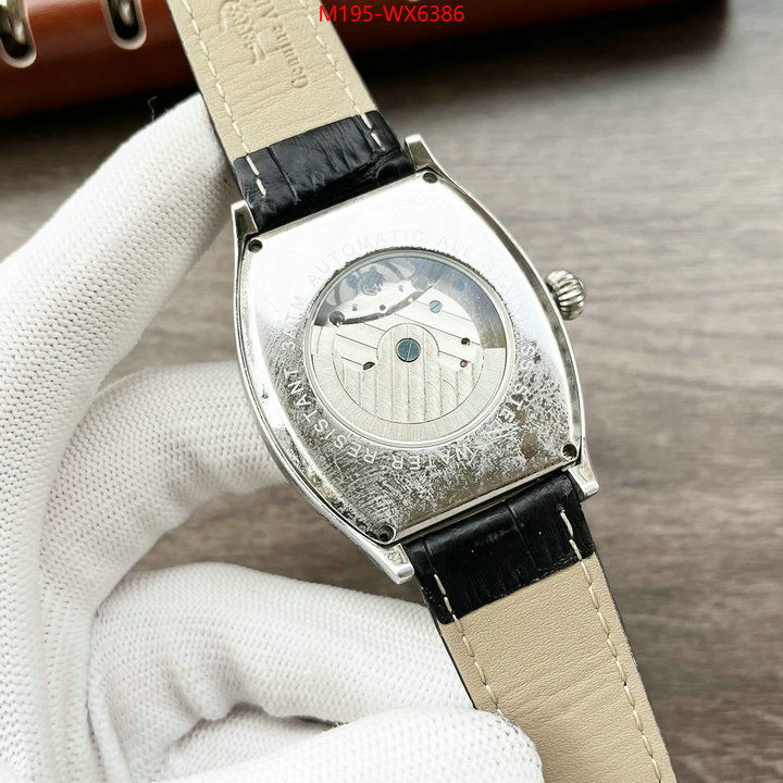 Watch(TOP)-Vacheron Constantin aaaaa class replica ID: WX6386 $: 195USD